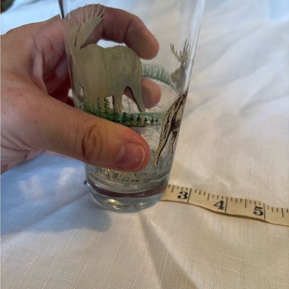 Vintage Irving Moose Design Glass Tumblers - Set of 2 - Picture 5 of 5